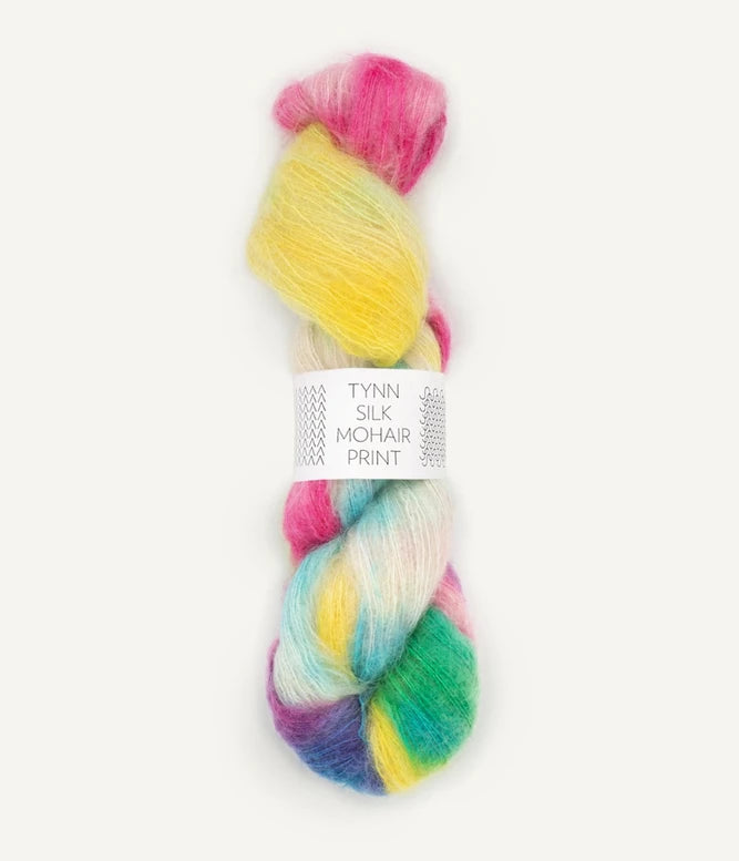 Tynn Silk Mohair Hand Dyed