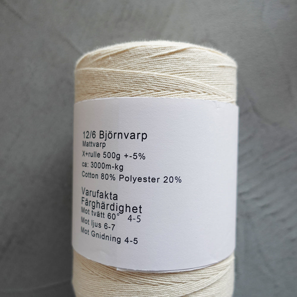 Mattvarp 12/9 Sweden Matte Yarn