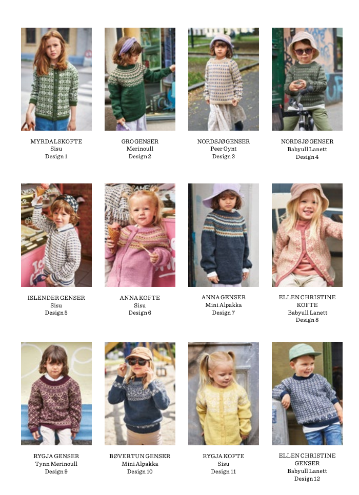 Theme 73 Norwegian Icons - Kids (12Patterns)