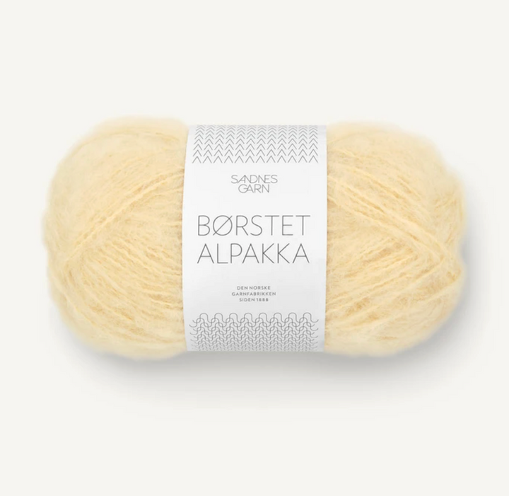 Borstet Alpakka