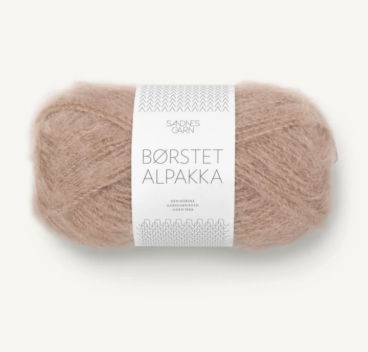 Borstet Alpakka
