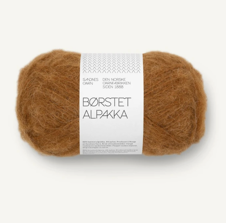 Borstet Alpakka