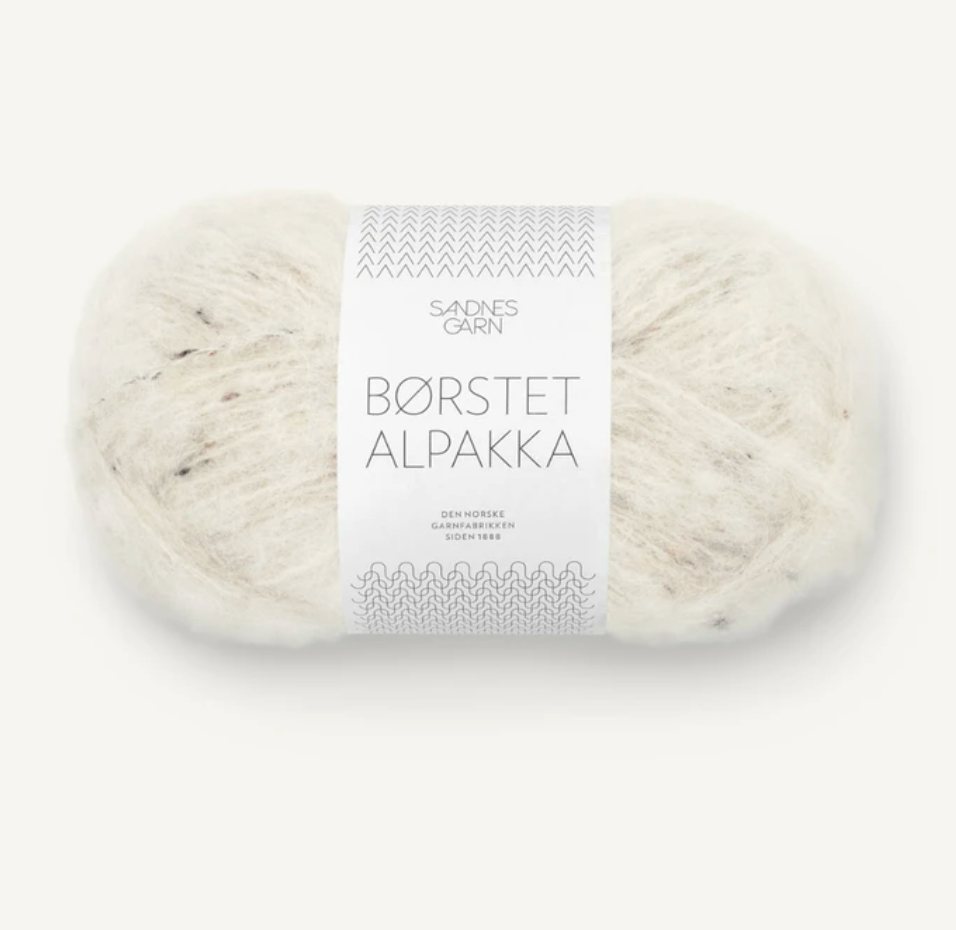Borstet Alpakka