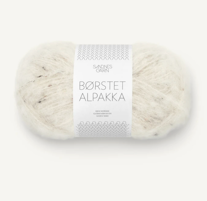 Borstet Alpakka