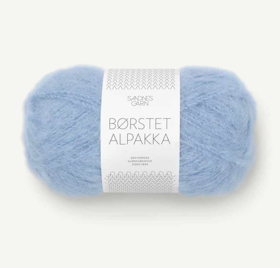 Borstet Alpakka