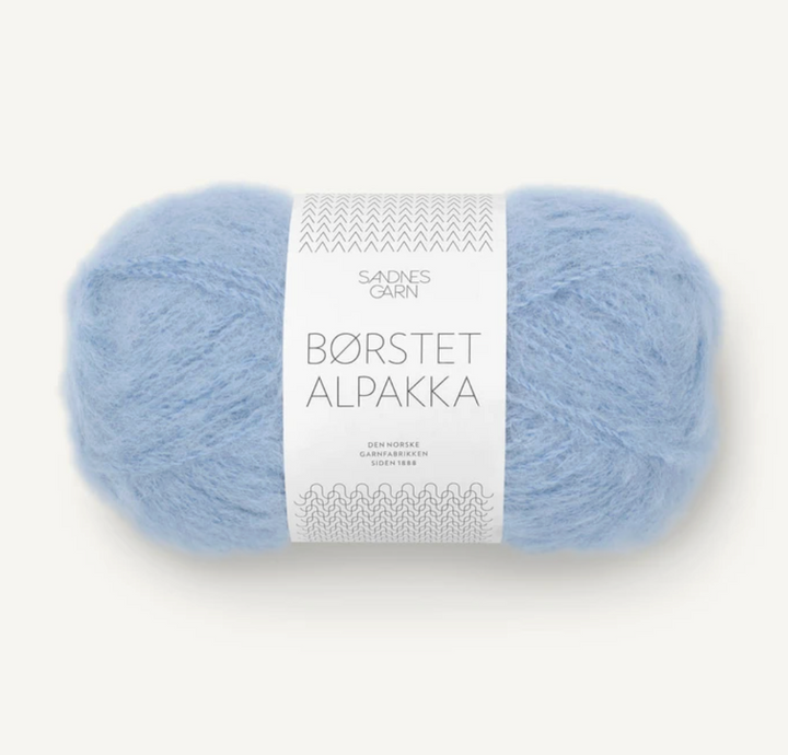 Borstet Alpakka