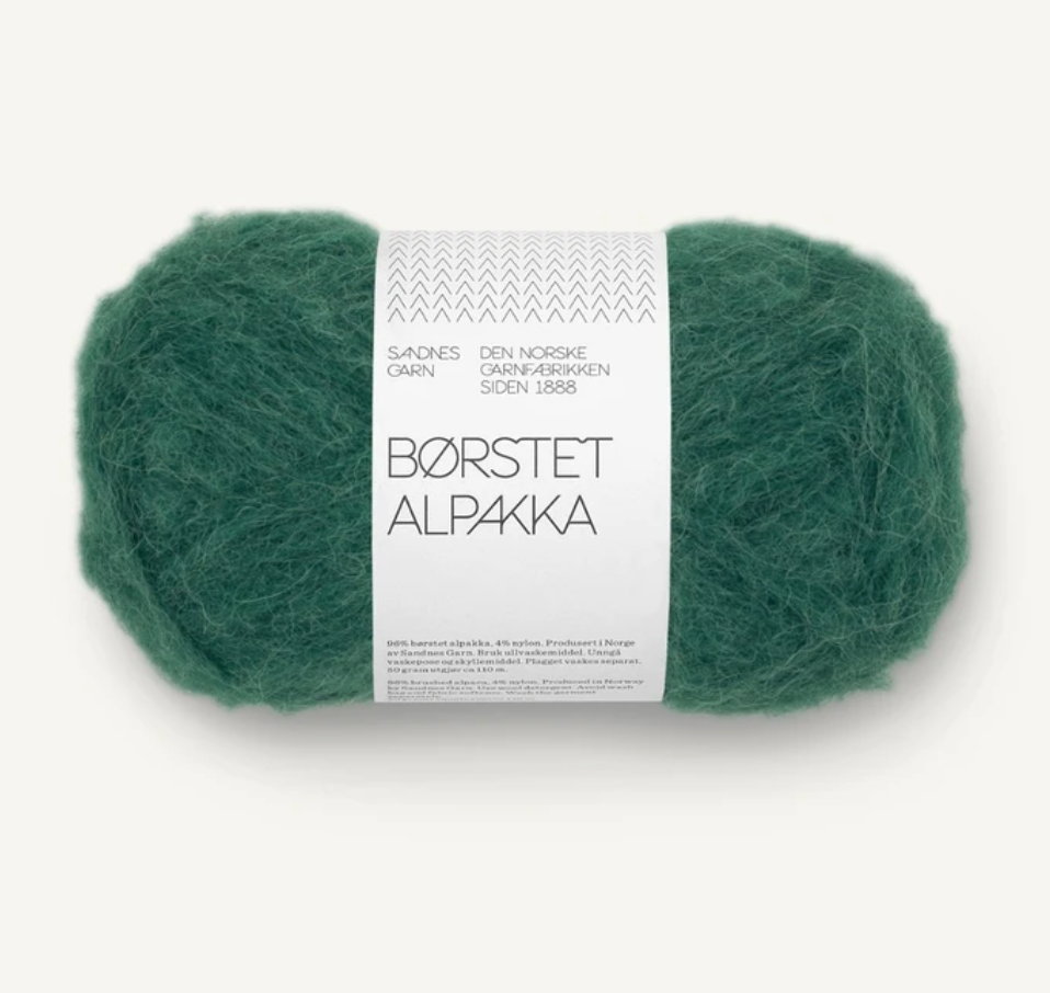 Borstet Alpakka