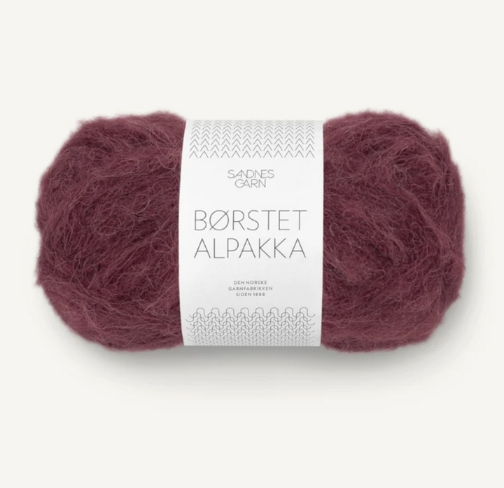 Borstet Alpakka