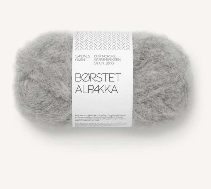 Borstet Alpakka