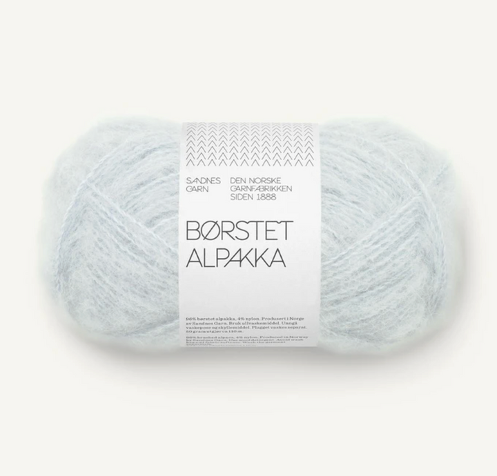 Borstet Alpakka
