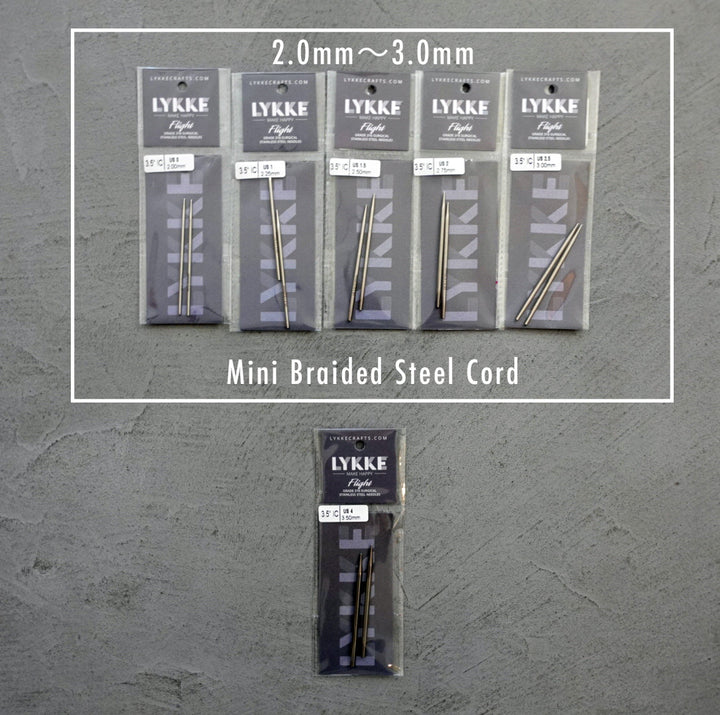 LYKKE 付け替え輪針 針先 3.5inch Flight