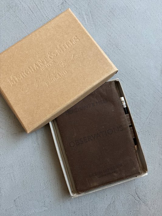 <M&M POP UP> Oilskin Notebook