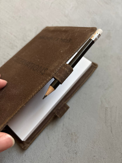 <M&M POP UP> Oilskin Notebook