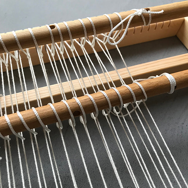 Weaving Loom Heddle / 手織り木枠 綜絖 (L)