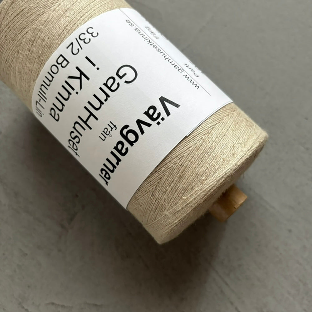 Bomull-Lin 33/2 Swedish cotton linen yarn