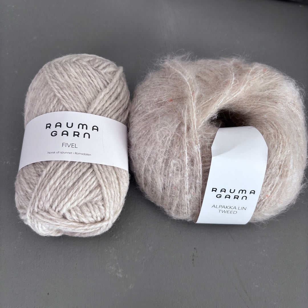 536 Heia Tweed Beanie キット
