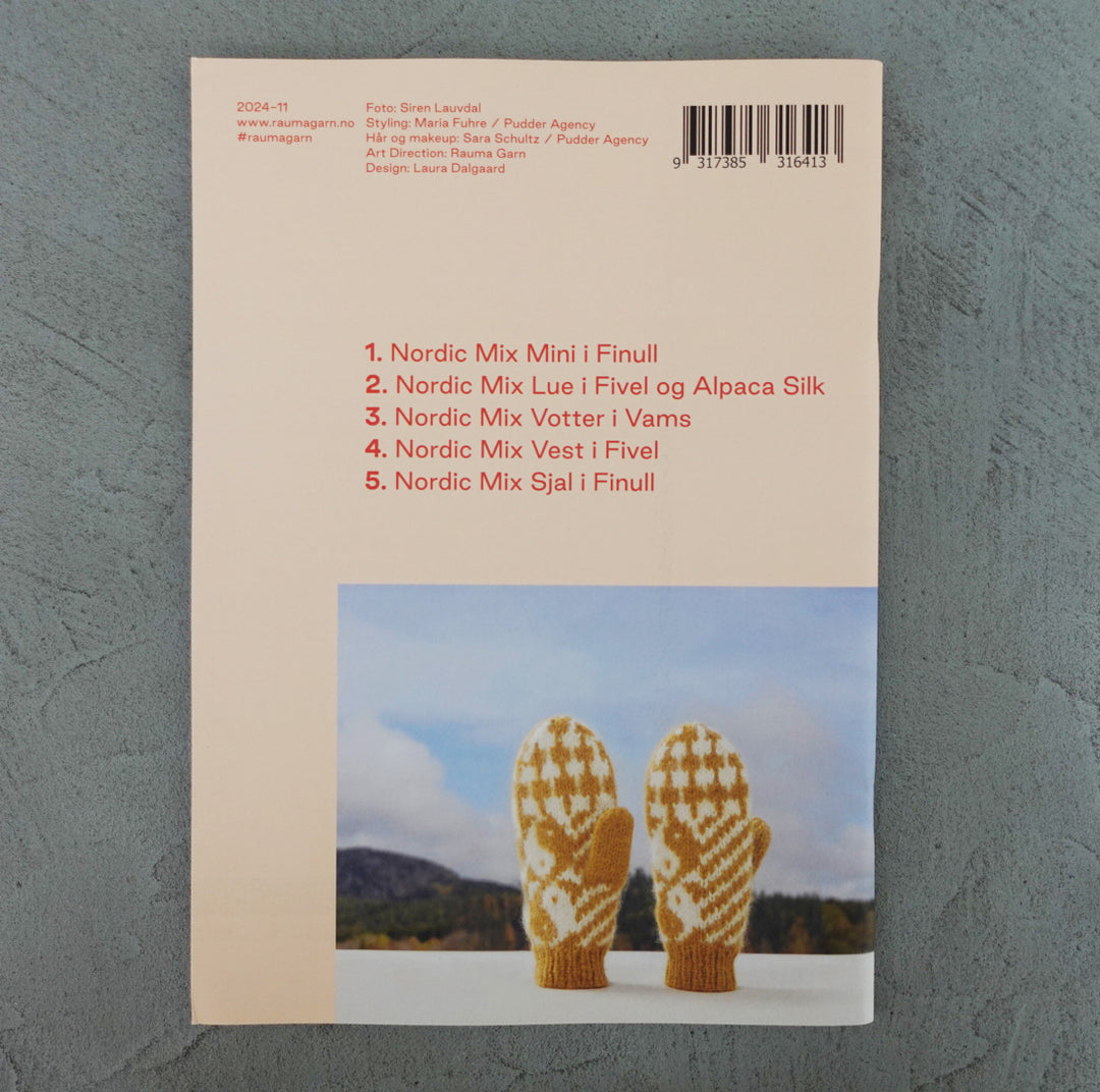 Rauma Garn パターンBook/ 455 Nordic Mix