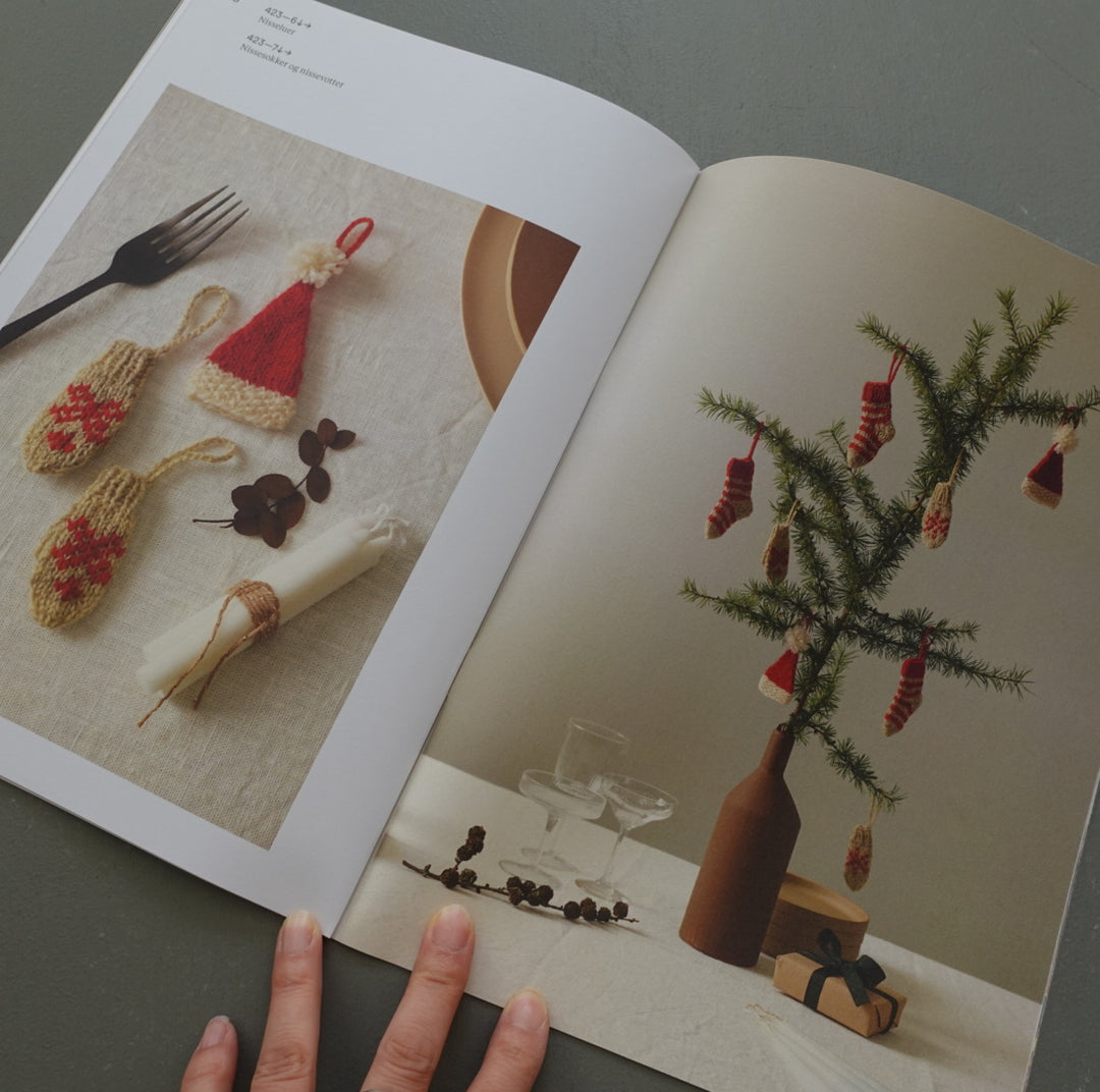 Rauma Garn パターンBook/ 423 クリスマスオーナメント
