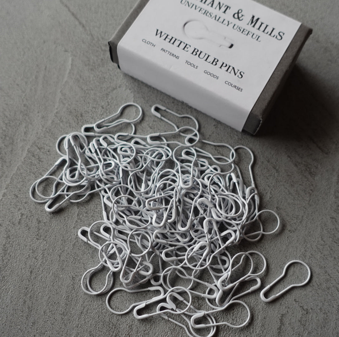 BULB PINS #White – Found & Made