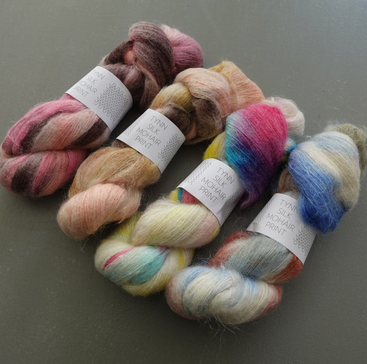 Tynn Silk Mohair Hand Dyed