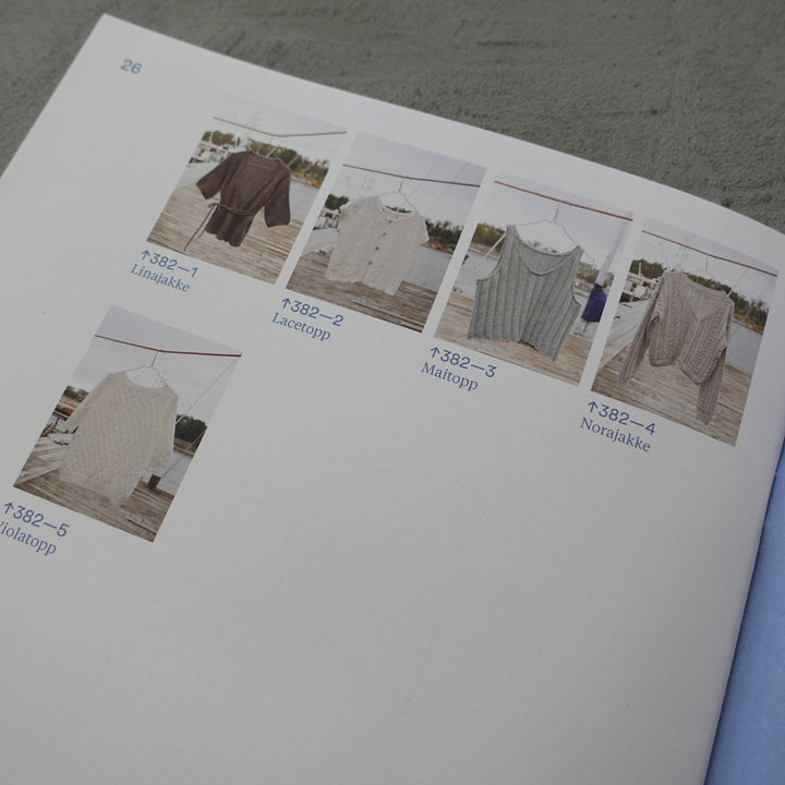 Rauma Garn パターンBook/ Pelini Dame 382