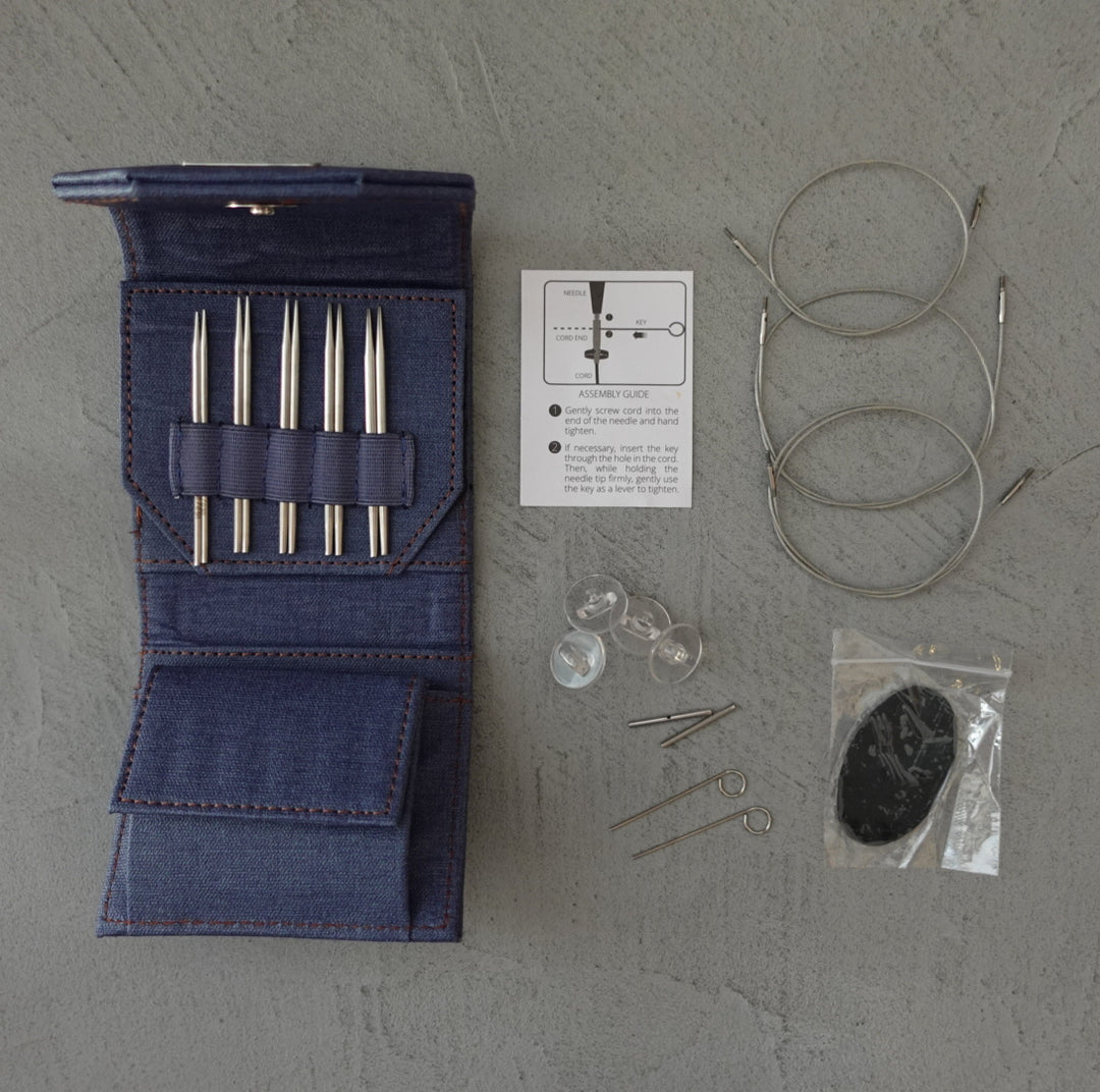 LYKKE 付け替え輪針 5inch Stainless steel 9本セット