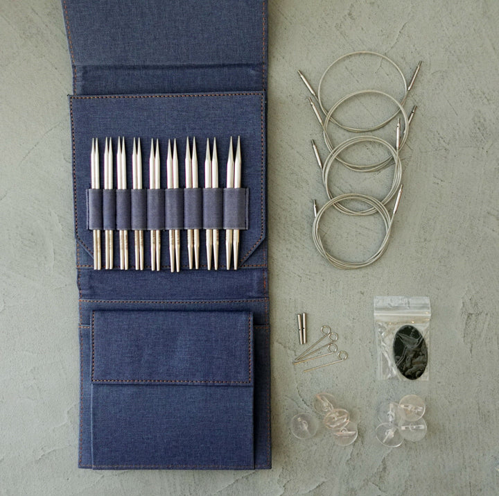 LYKKE 付け替え輪針 5inch Stainless steel 9本セット