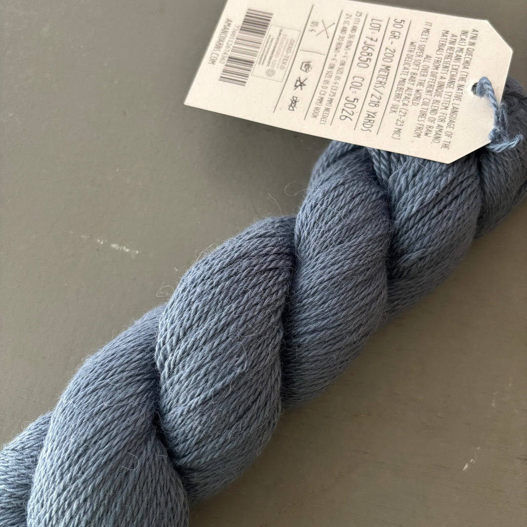 Ayni baby alpaca with mulberry silk