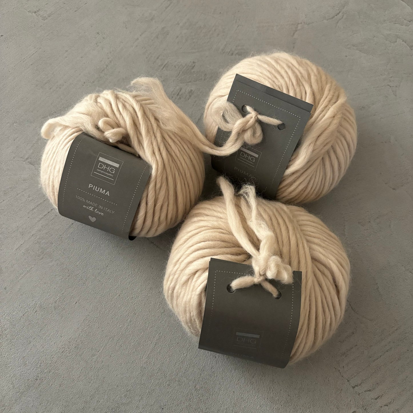 Piuma Yarns 3玉セット