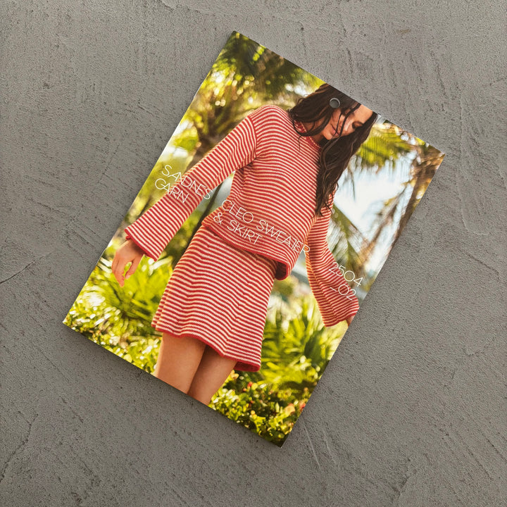 2504 No.02 Cleo Sweater & Skirt
