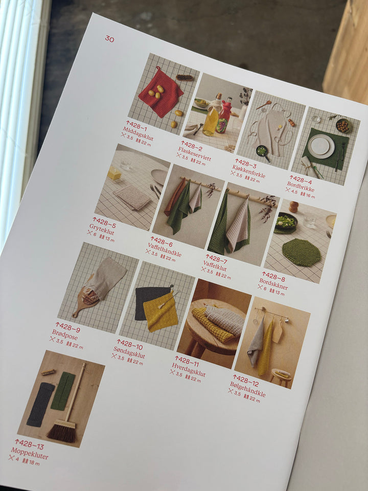 Rauma Garn パターンBook/ Pelini 428