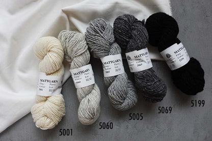 Mattgarn 1,25 wool yarn