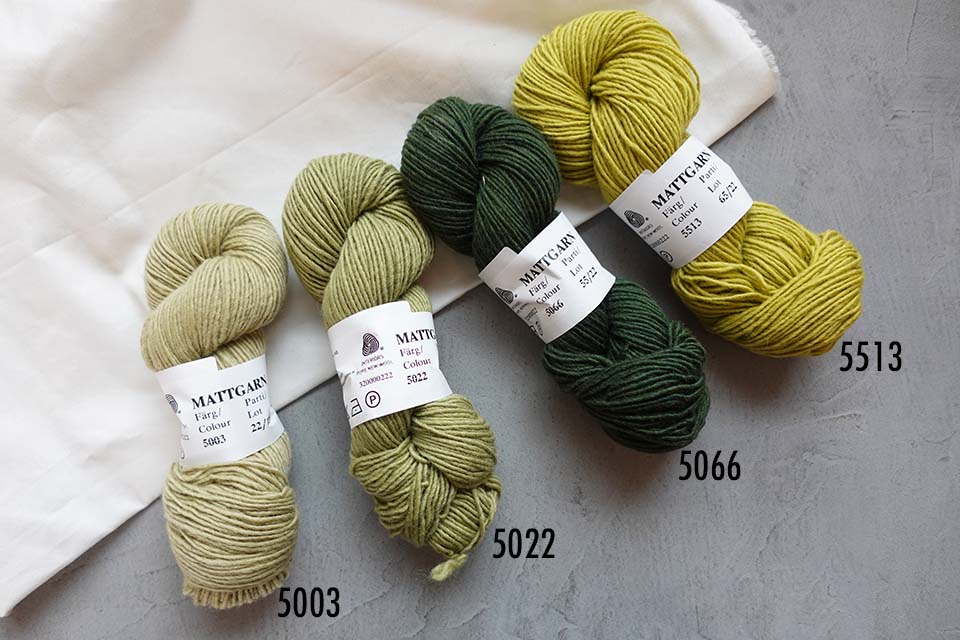 Mattgarn 1,25 wool yarn