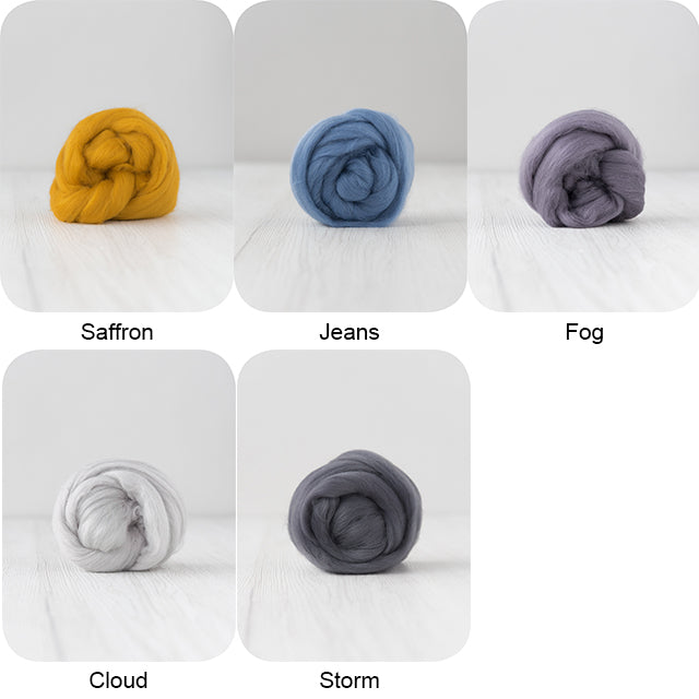 EXTRA FINE MERINO WOOL TOPS (The Classics Collection) / Merino wool top 100g