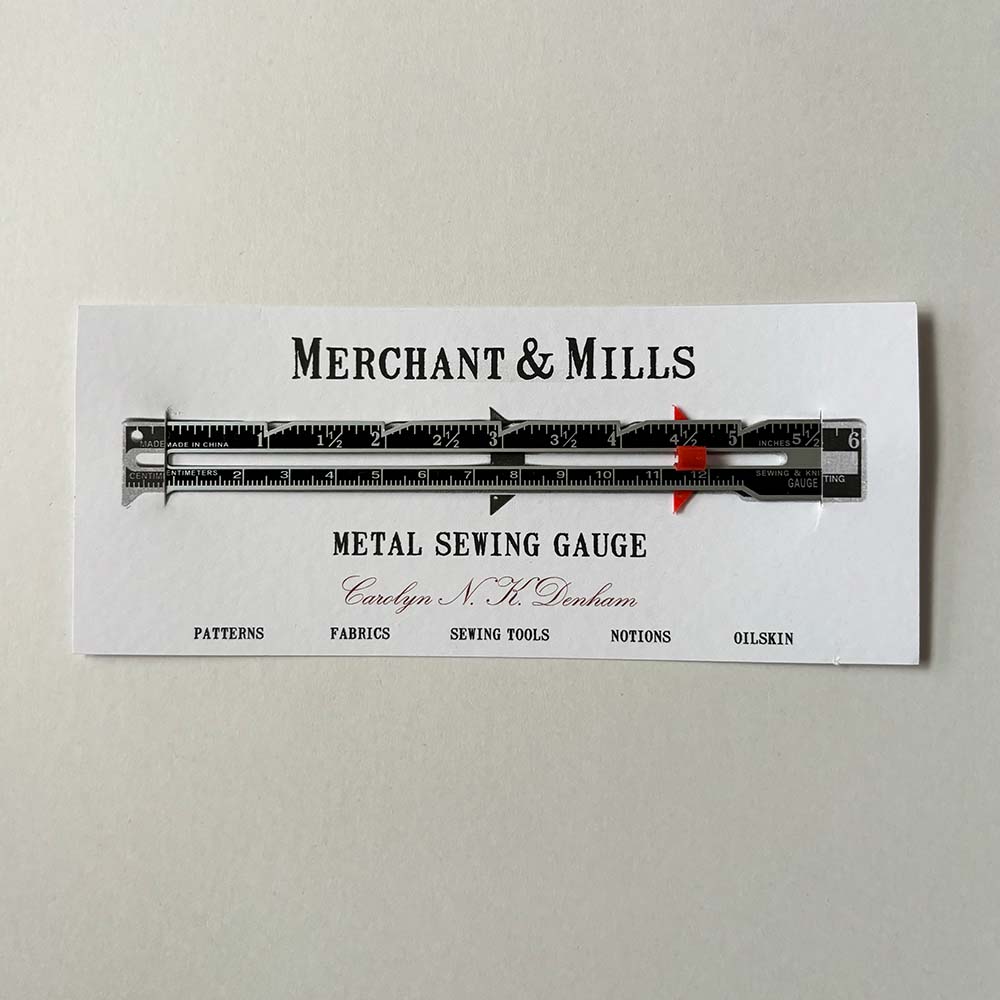 METAL SEWING GAUGE