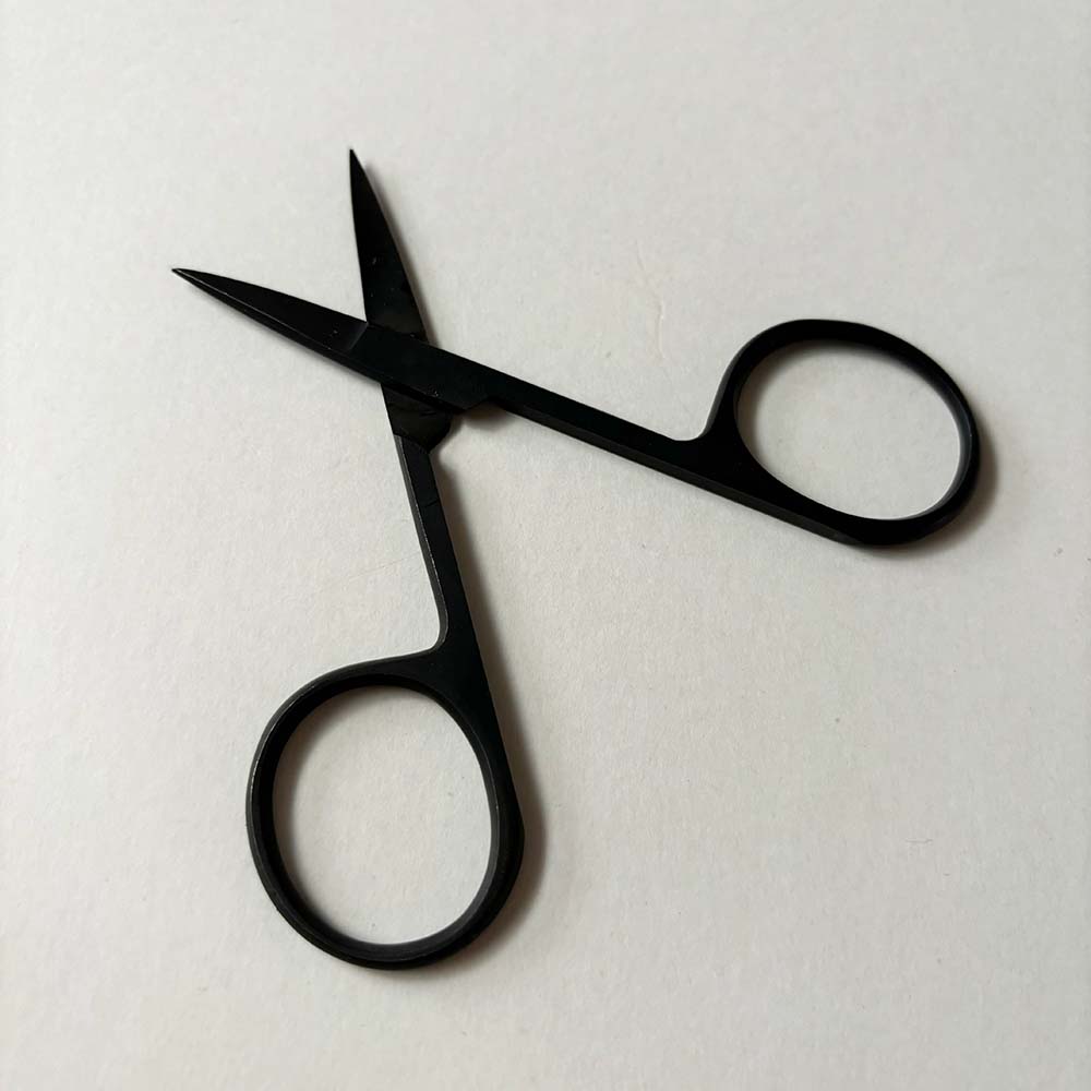 WIDE BOW BLACK SCISSORS