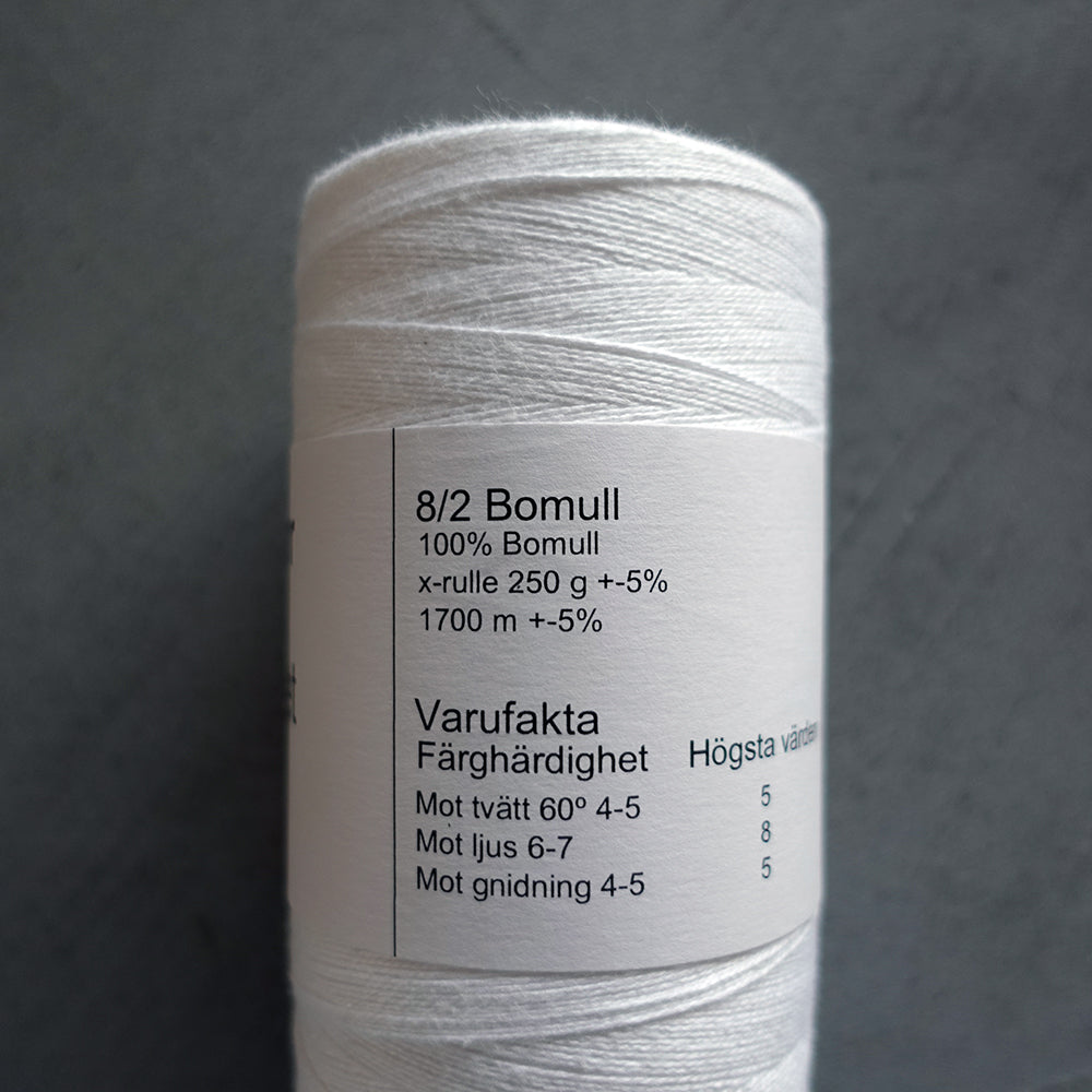 Bomull 8/2 Blekt コットン糸