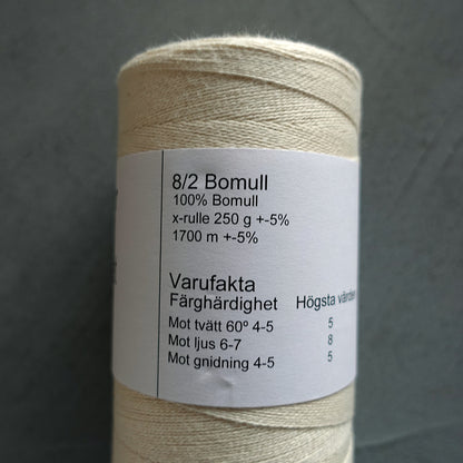 Bomull 8/2 Oblekt Cotton Yarn