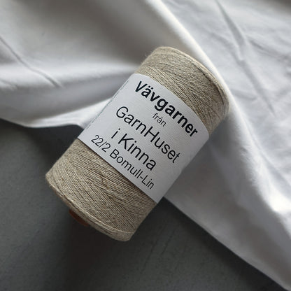 Bomull-Lin 33/2 Swedish cotton linen yarn