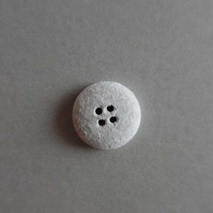 CHALK BUTTON (RECYCLED COTTON)