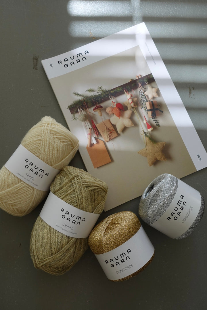 Rauma Garn パターンBook/ 423 クリスマスオーナメント