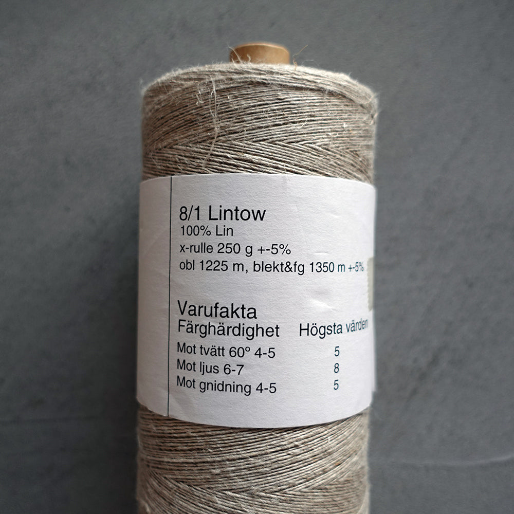 Lintow 8/1 Oblekt Linen Yarn