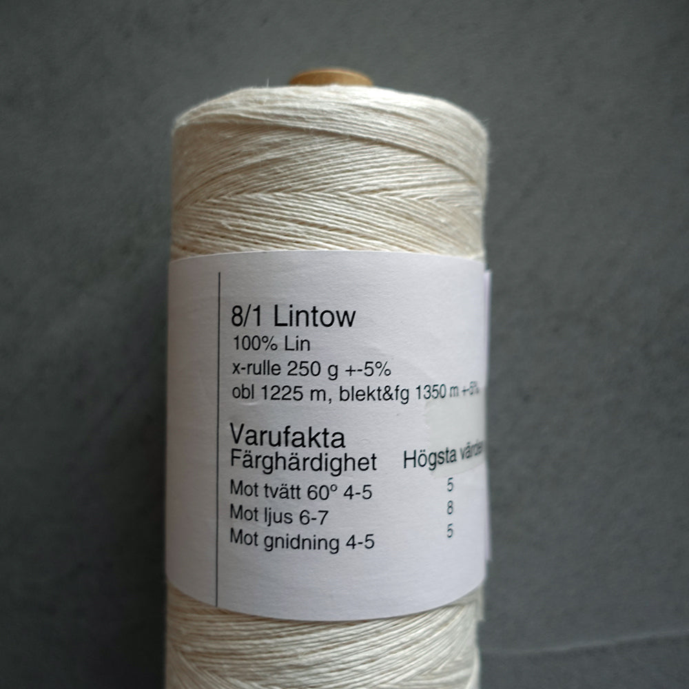 Lintow 8/1 Swedish linen thread